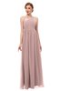 ColsBM Peyton Nectar Pink Bridesmaid Dresses Pleated Halter Sleeveless Half Backless A-line Glamorous