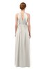 ColsBM Peyton Off White Bridesmaid Dresses Pleated Halter Sleeveless Half Backless A-line Glamorous