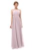 ColsBM Peyton Pale Lilac Bridesmaid Dresses Pleated Halter Sleeveless Half Backless A-line Glamorous