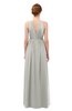 ColsBM Peyton Platinum Bridesmaid Dresses Pleated Halter Sleeveless Half Backless A-line Glamorous