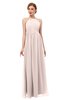 ColsBM Peyton Silver Peony Bridesmaid Dresses Pleated Halter Sleeveless Half Backless A-line Glamorous