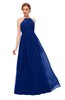 ColsBM Peyton Sodalite Blue Bridesmaid Dresses Pleated Halter Sleeveless Half Backless A-line Glamorous