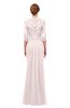 ColsBM Bronte Angel Wing Bridesmaid Dresses Elbow Length Sleeve Pleated Mermaid Zipper Floor Length Glamorous