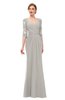 ColsBM Bronte Ashes Of Roses Bridesmaid Dresses Elbow Length Sleeve Pleated Mermaid Zipper Floor Length Glamorous