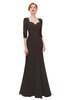 ColsBM Bronte Java Bridesmaid Dresses Elbow Length Sleeve Pleated Mermaid Zipper Floor Length Glamorous