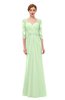 ColsBM Bronte Seacrest Bridesmaid Dresses Elbow Length Sleeve Pleated Mermaid Zipper Floor Length Glamorous