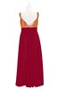 ColsBM Sutton Dark Red Plus Size Bridesmaid Dresses Sweetheart Empire Elegant Backless Floor Length Sleeveless