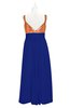 ColsBM Sutton Electric Blue Plus Size Bridesmaid Dresses Sweetheart Empire Elegant Backless Floor Length Sleeveless