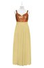 ColsBM Sutton Gold Plus Size Bridesmaid Dresses Sweetheart Empire Elegant Backless Floor Length Sleeveless