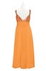 ColsBM Sutton Orange Plus Size Bridesmaid Dresses Sweetheart Empire Elegant Backless Floor Length Sleeveless