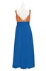 ColsBM Sutton Royal Blue Plus Size Bridesmaid Dresses Sweetheart Empire Elegant Backless Floor Length Sleeveless