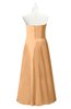 ColsBM Miah Apricot Plus Size Bridesmaid Dresses Sleeveless Sweetheart Pleated Sexy A-line Floor Length