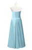 ColsBM Miah Aqua Plus Size Bridesmaid Dresses Sleeveless Sweetheart Pleated Sexy A-line Floor Length
