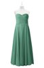 ColsBM Miah Beryl Green Plus Size Bridesmaid Dresses Sleeveless Sweetheart Pleated Sexy A-line Floor Length