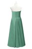 ColsBM Miah Beryl Green Plus Size Bridesmaid Dresses Sleeveless Sweetheart Pleated Sexy A-line Floor Length