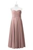 ColsBM Miah Blush Pink Plus Size Bridesmaid Dresses Sleeveless Sweetheart Pleated Sexy A-line Floor Length