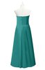 ColsBM Miah Emerald Green Plus Size Bridesmaid Dresses Sleeveless Sweetheart Pleated Sexy A-line Floor Length