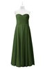 ColsBM Miah Garden Green Plus Size Bridesmaid Dresses Sleeveless Sweetheart Pleated Sexy A-line Floor Length