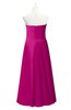 ColsBM Miah Hot Pink Plus Size Bridesmaid Dresses Sleeveless Sweetheart Pleated Sexy A-line Floor Length