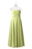 ColsBM Miah Lime Sherbet Plus Size Bridesmaid Dresses Sleeveless Sweetheart Pleated Sexy A-line Floor Length