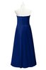 ColsBM Miah Sodalite Blue Plus Size Bridesmaid Dresses Sleeveless Sweetheart Pleated Sexy A-line Floor Length