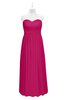 ColsBM Milani Beetroot Purple Plus Size Bridesmaid Dresses Zip up Pleated Empire Plain Floor Length Sweetheart