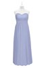 ColsBM Milani Blue Heron Plus Size Bridesmaid Dresses Zip up Pleated Empire Plain Floor Length Sweetheart