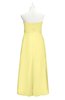ColsBM Milani Daffodil Plus Size Bridesmaid Dresses Zip up Pleated Empire Plain Floor Length Sweetheart