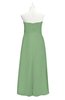 ColsBM Milani Fair Green Plus Size Bridesmaid Dresses Zip up Pleated Empire Plain Floor Length Sweetheart