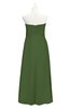 ColsBM Milani Garden Green Plus Size Bridesmaid Dresses Zip up Pleated Empire Plain Floor Length Sweetheart