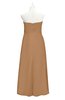 ColsBM Milani Light Brown Plus Size Bridesmaid Dresses Zip up Pleated Empire Plain Floor Length Sweetheart
