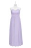ColsBM Milani Light Purple Plus Size Bridesmaid Dresses Zip up Pleated Empire Plain Floor Length Sweetheart