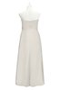 ColsBM Milani Off White Plus Size Bridesmaid Dresses Zip up Pleated Empire Plain Floor Length Sweetheart