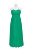 ColsBM Milani Pepper Green Plus Size Bridesmaid Dresses Zip up Pleated Empire Plain Floor Length Sweetheart