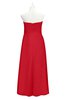 ColsBM Milani Red Plus Size Bridesmaid Dresses Zip up Pleated Empire Plain Floor Length Sweetheart
