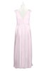 ColsBM Miya Blush Plus Size Bridesmaid Dresses Mature Sleeveless V-neck Backless Floor Length Ruching