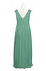 ColsBM Miya Bristol Blue Plus Size Bridesmaid Dresses Mature Sleeveless V-neck Backless Floor Length Ruching