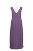 ColsBM Miya Eggplant Plus Size Bridesmaid Dresses Mature Sleeveless V-neck Backless Floor Length Ruching