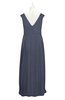 ColsBM Miya Nightshadow Blue Plus Size Bridesmaid Dresses Mature Sleeveless V-neck Backless Floor Length Ruching