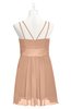 ColsBM Wilt Almost Apricot Plus Size Bridesmaid Dresses Spaghetti Zipper Sleeveless Sash Mini Informal