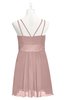 ColsBM Wilt Blush Pink Plus Size Bridesmaid Dresses Spaghetti Zipper Sleeveless Sash Mini Informal