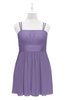 ColsBM Wilt Chalk Violet Plus Size Bridesmaid Dresses Spaghetti Zipper Sleeveless Sash Mini Informal