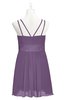 ColsBM Wilt Chinese Violet Plus Size Bridesmaid Dresses Spaghetti Zipper Sleeveless Sash Mini Informal