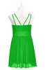 ColsBM Wilt Classic Green Plus Size Bridesmaid Dresses Spaghetti Zipper Sleeveless Sash Mini Informal