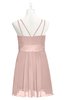 ColsBM Wilt Dusty Rose Plus Size Bridesmaid Dresses Spaghetti Zipper Sleeveless Sash Mini Informal