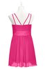 ColsBM Wilt Fandango Pink Plus Size Bridesmaid Dresses Spaghetti Zipper Sleeveless Sash Mini Informal