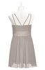 ColsBM Wilt Fawn Plus Size Bridesmaid Dresses Spaghetti Zipper Sleeveless Sash Mini Informal