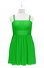 ColsBM Wilt Jasmine Green Plus Size Bridesmaid Dresses Spaghetti Zipper Sleeveless Sash Mini Informal
