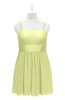 ColsBM Wilt Lime Green Plus Size Bridesmaid Dresses Spaghetti Zipper Sleeveless Sash Mini Informal