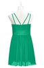 ColsBM Wilt Pepper Green Plus Size Bridesmaid Dresses Spaghetti Zipper Sleeveless Sash Mini Informal